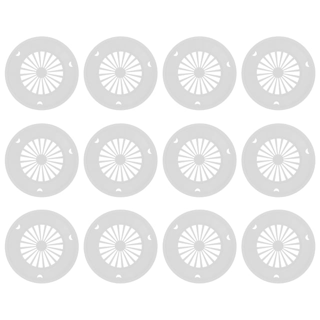 BRIGHTFUFU Soportes para platos de papel reutilizables para 20 piezas, Base de soporte para platos de papel para acampar, barbacoa al aire libre