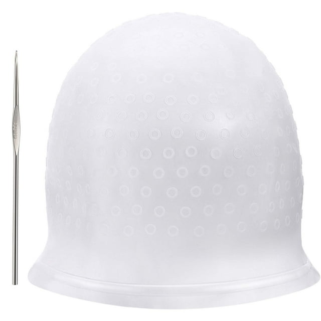 Kit de Mise en Valeur des Cheveux Casquette de Mèches en Silicone Coloration des Cheveux Casquette de Mèches