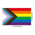 thumbnail image 4 of Meitianfacai Pride Flag Pride Flag Progress LGBT Flags 3x5 Outdoor Bisexual All Inlcusive Pride Flag Heavy Duty Polyester Flags Deco Bisexual Lesbians, 4 of 9