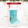 thumbnail image 4 of Salouo Tranquil Ocean Canoe Journey Print Christmas Stockings,Large Xmas Stocking Set of 1 Holiday and Farmhouse Stocking for Christmas Holiday Party Decoration(17.7*11 Inch), 4 of 7
