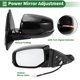 thumbnail image 2 of Reemplazo del espejo lateral izquierdo de Unique Bargains, ensamblaje del espejo retrovisor para Honda Accord 2013 2014 2015 2016 2017, negro brillante, ajuste de espejo eléctrico, 2 of 7