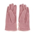 thumbnail image 3 of CTM  Teddy Synthetic Fleece Touchscreen Winter Gloves (Women), 3 of 4