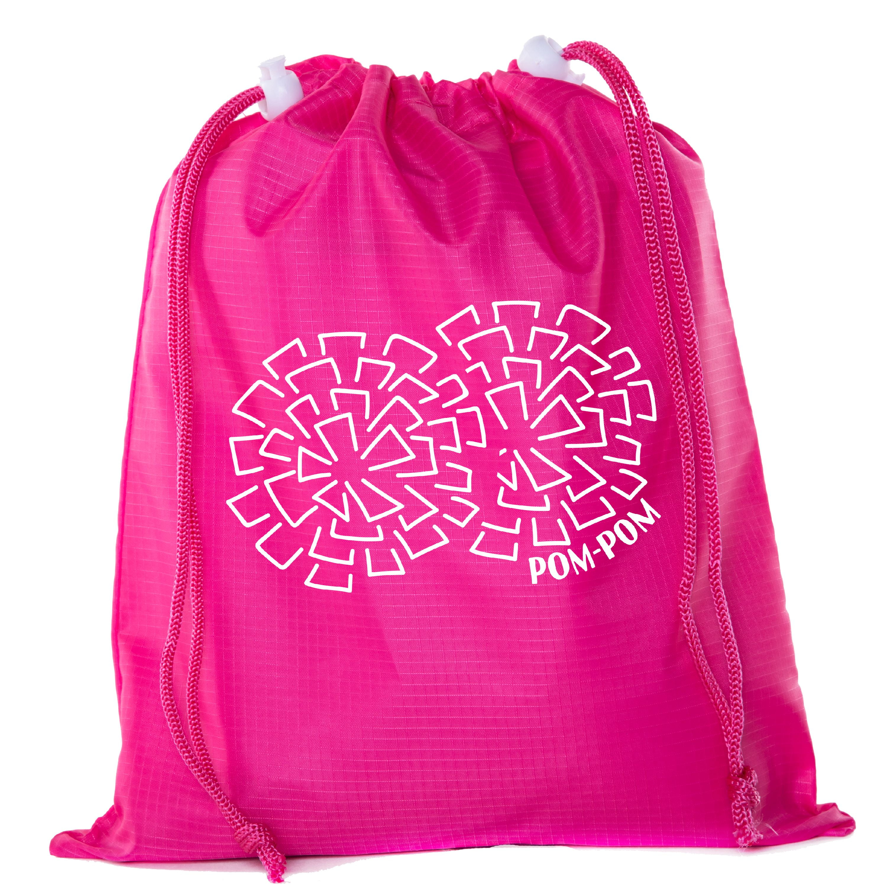 Mini Cheer Drawstring Bag Pom and Cheer Goodie Bag Team Cheer and Pom Cinch Bags
