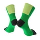 thumbnail image 1 of Calcetines de ciclismo Unique Bargains que absorben el sudor, calcetines para bicicleta al aire libre, verdes, amarillos y negros, tamaño XL, neutros y universales, 1 par, combinación de colores, 1 of 7