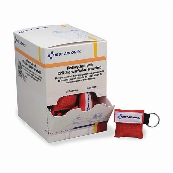 CPR Faceshield, Cardboard Box, 30 Components, 1 People Served