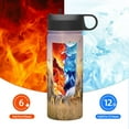 thumbnail image 6 of Sikiie Vintage Wildlife Protection Print 18OZ Insulated Straw Cup, Portable Leak-proof Sports Water Bottle, Stainless Steel Water Cup Suitable for Home and Outdoor, 6 of 8