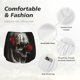 thumbnail image 4 of Balery Realistic Rose Skull Pantalones cortos deportivos para mujer con forro y dos bolsillos, elásticos, para entrenamiento, gimnasio, yoga-Small, 4 of 7