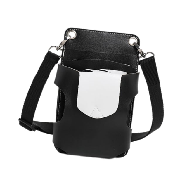 Riñonera de peluquería con bolsillos Cinturón de peluquería Bolsa para tijeras de peluquería Negro