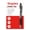 Black, variant on Staples ProGel Retractable Gel Pen Bold Point 1.0mm Red Ink Dozen (ST62591)