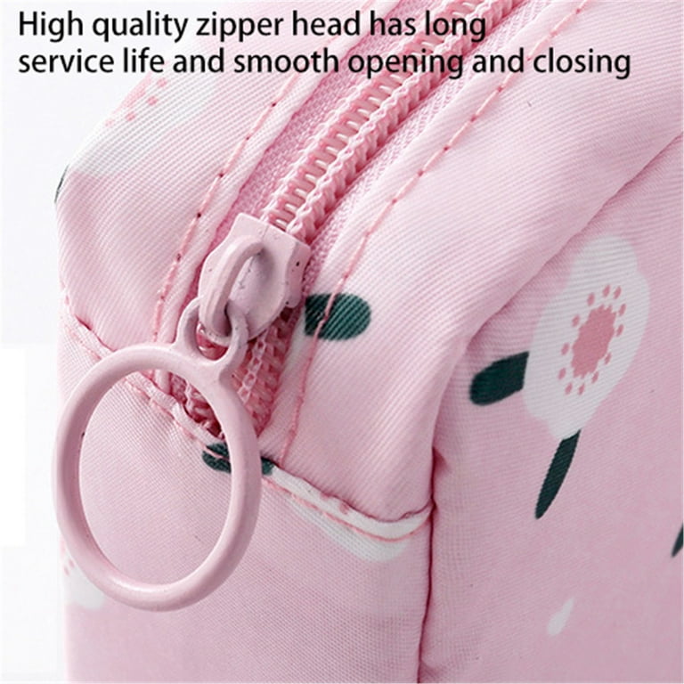 Healifty Period Bag 8 Pcs Napkin Storage Bag Outdoor Decoration Girly Decor  Cute Handbags Practical Period Pouch Small Ladies Menstrual Pad Bag Plush  Napkin Holders Tampon Teen Pads