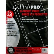 Ultra Pro 9-Pocket Page, Pack of 35