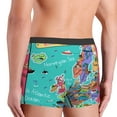 thumbnail image 5 of Disketp Cartoon Map Of Europe Men'S Boxer Briefs,Soft And Breathable Cotton Underwear With Comfortflex Waistband, 5 of 9