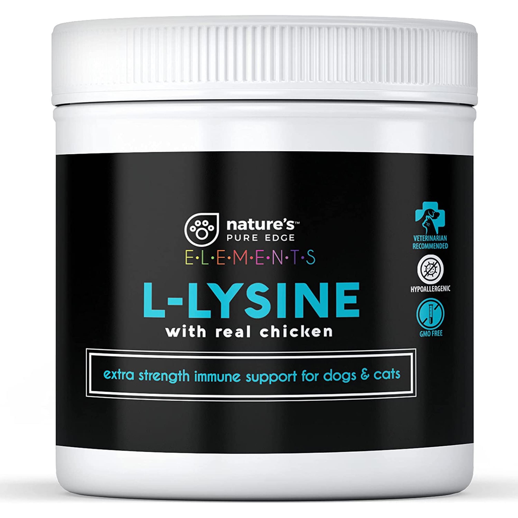 Nature's Pure Edge LLysine Powder with Real Chicken Cat & Dog