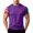 Purple, variant on LWavelet USA 4th of July T-Shirt for Men American Flag Short Sleeve Patriotic Independence Day Tee Top