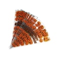 thumbnail image 2 of 100 Uds bolsas de dulces Navidad DIY cono bolsa Halloween calabaza fiesta decoración palomitas helado galletas Chocolates almacenamiento cono Kits de decoración para fiestas Cabeza de calabaza Bewildely HA000099-01B, 2 of 6
