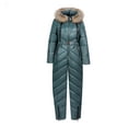 thumbnail image 1 of LSLJS Combinaison de Sport d'Hiver pour Femme, Manteau à Col, Coupe-Vent à Capuche, 1 of 4
