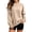Khaki, variant on jehdhy Womens Striped Patchwork Sweatshirts Fall Winter Crew Neck Long Sleeve Shirts Fashion Casual Loose Pullover Tops