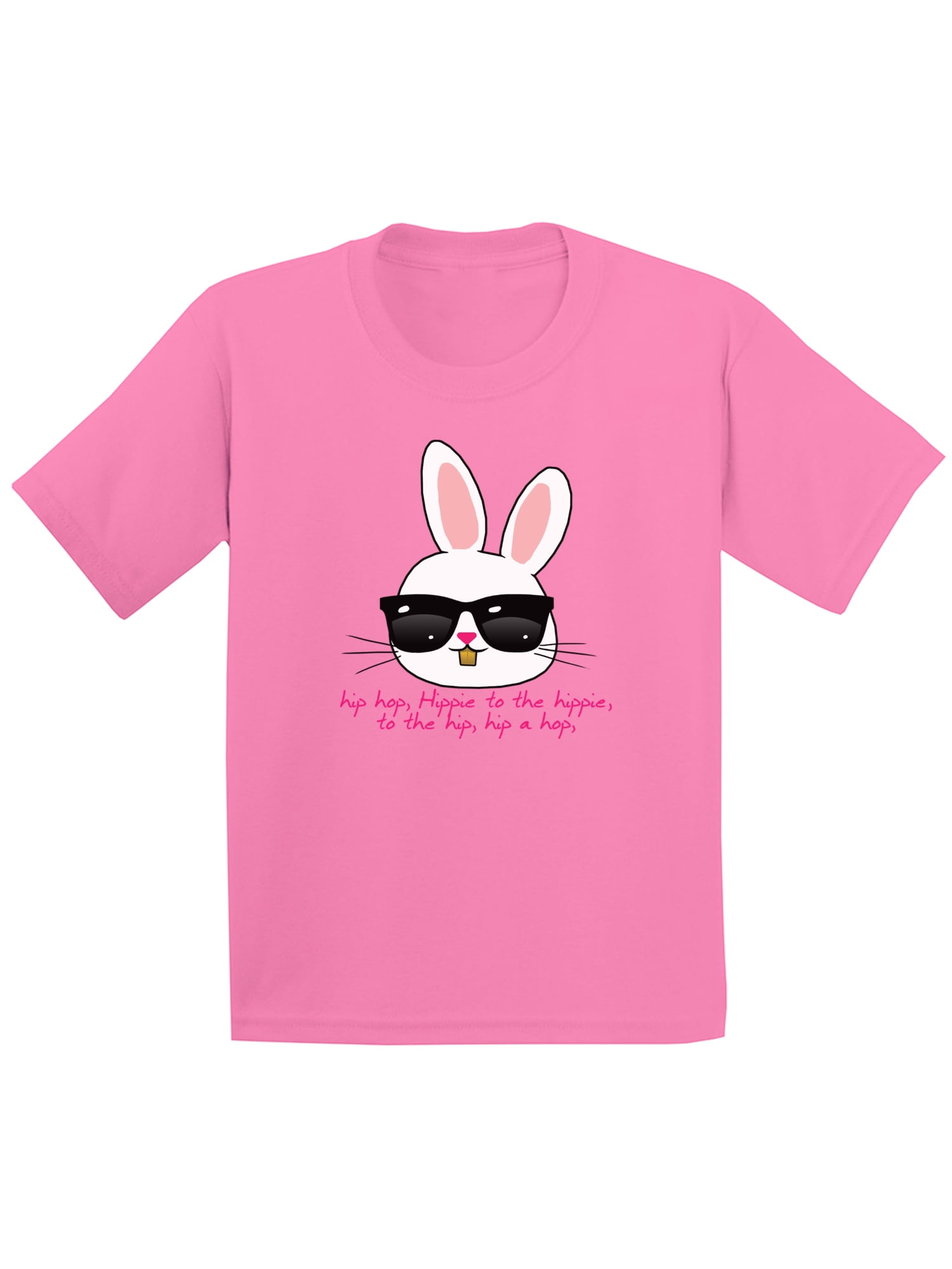 Toddler Youth Hoppy Easter T Shirt Happy Easter Sunday Bunny T-Shirt Holiday Tee
