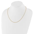 thumbnail image 3 of 10K Yellow Gold Spiga Wheat Chain Styles Necklace Adjustable 1.35 mm 22 inch, 3 of 6