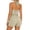 Beige, variant on Women's Halter Neck Jumpsuit Tie Detail Elastic Waist Summer Romper Hot Pink XXL