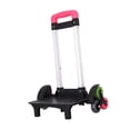thumbnail image 4 of jiaping Foldable Trolley Cart Luggage Cart with Wheels,6 Wheels Stair Climbing Cart Folding Hand Cart Wheeled Cart for Travelers Kids , Red, 4 of 9