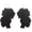 Black, variant on Afro Puff Earrings