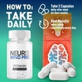 thumbnail image 4 of Neuro Mind Pro Advanced Formula Brain Support Pills Maximum Strength Supplement 300 Capsules, 4 of 9
