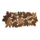 thumbnail image 1 of Mantel individual de otoño para la mesa de comedor, diseño de hojas de arce de la cosecha de otoño (Acción de Gracias). 40x85cm, 1 of 9
