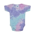 thumbnail image 2 of Colortone Tie-Dye Baby Bodysuit, Infant Creeper Multi-Color Unisex 6M to 24M, 2 of 3