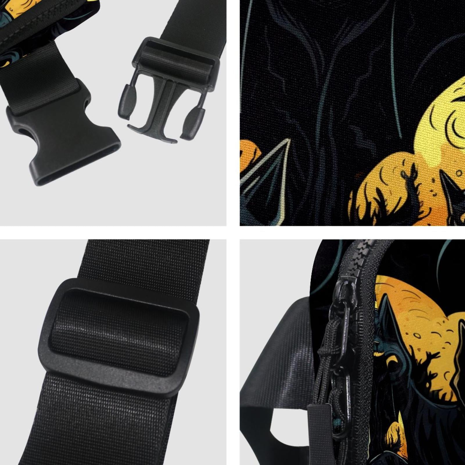 Halloween bats Lightweight Adjustable Waist Pack with Extension Strap - Unisex Running Belt Fanny Pack
