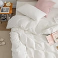 thumbnail image 3 of White Comforter Sets Queen Pure White Bedding Comforter Queen Size Quilts Blanket Ultra Soft Breathabe Solid Bedding Set for Women Men Adults Teens, 3 of 6