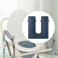 thumbnail image 6 of Commode Chair Cushion Toilet Seat Padded Pad with Thickened Soft Sponge Support for Seniors and Bedridden Patients, 6 of 9