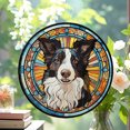 thumbnail image 2 of Stained Glass Window Hanging Border Collie, Christmas Ornament Gift, Mother’s Day Keepsake, Valentine’s Day Decor, Festival Gift Ornament, Keepsake 2025, 2 of 6