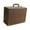 Brown, variant on Dualoai Hairstylist Barber Tools Storage Box Organizer Large Capacity Convenient Sturdy with Code Lock for Beauty Salon Makeup Artist Brown