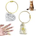 thumbnail image 1 of Cat Hair Keychain, Cat Fur Keepsake Capsule Pendant, Pets Hair Storage Keychain, Pet Fur Keepsake, 1 of 8