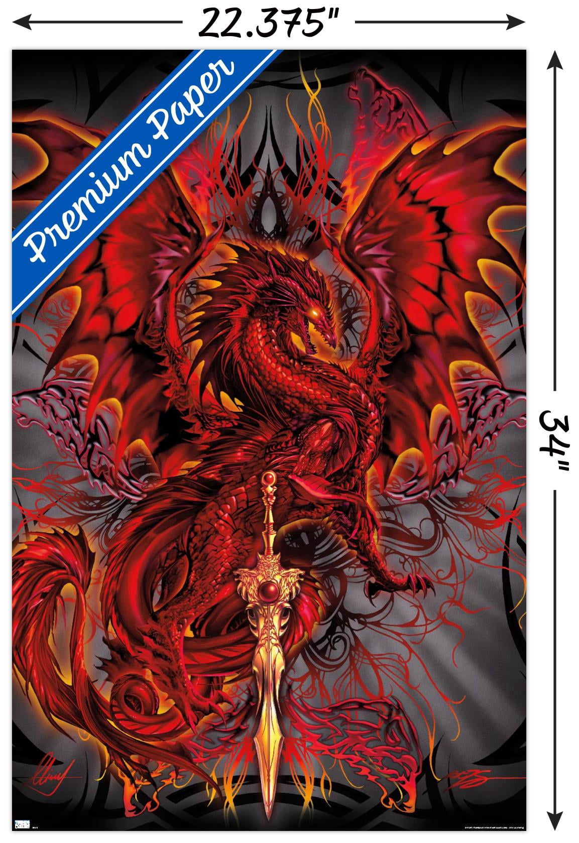 Ruth Thompson - Dragonblade Bloodblade Wall Poster, 22.375" x 34"