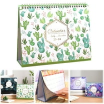 BinKFF Desk Calendar 2026 - Academic Year Large Wall Calendar (January 2025 - December 2025) - 8” x 10” Desktop or Hanging Monthly Planner for Home or Office - Seasonal