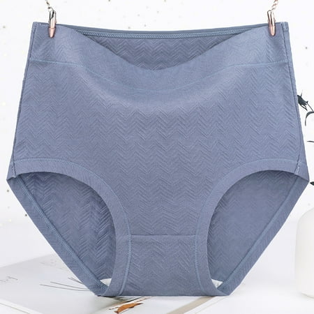 Under 10  High Waisted Seamless Panties  Soft Breathable  Stretch Briefs  Comfortable Ladies Underwear  for Daily Wear  Seamless Briefs  Women s Undergarments  Plus Size Womens Shirts | Blue 6XL