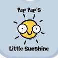 thumbnail image 4 of Inktastic Pap Pap's little Sunshine Boys or Girls Baby Bib, 4 of 4