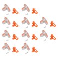 thumbnail image 1 of Terminal Block, PC Shell Wire Connector Flame Retardant Transparent Quick Splice  For Home Orange,Blue, 1 of 8