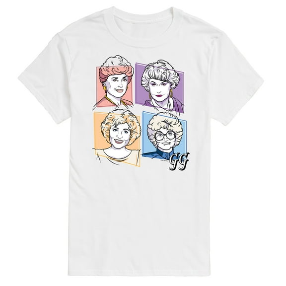 Golden Girls - Golden Girls Character Grid - Men's Short Sleeve Graphic T-Shirt