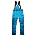thumbnail image 5 of dgysar Snow Pants for Women and Men Winter Windproof Insulated Ski Bib Overalls Solid Color Sleeveless Straps Jumpsuits with Pockets, Sky Blue M, 5 of 5