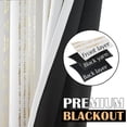 thumbnail image 4 of Cortinas JINCHAN Blackout 95% Boho 213x213 cm Dorado Navideño, 4 of 8