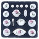 thumbnail image 2 of Dollhouse Porcelain Tea Cup Set, Fine Workmanship 1:12 Delicate Exquisite Dollhouse Kitchen Ware Lightweight For Kids For Home ANGGREK Otros, 2 of 8
