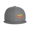 thumbnail image 3 of DouZhe Flat Brim Cap Snapback Hat, Romantic Welcome Sign Prints Adjustable Gray Adult Baseball Cap, 3 of 6