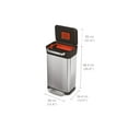 thumbnail image 4 of Joseph Joseph 30030 Poubelle Compacte Intelligente Titan, 8 Gallons / 30 Litres, Acier Inoxydable, 4 of 10