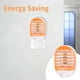 thumbnail image 4 of Trampas para moscas de interior para el hogar, exterminador de insectos, trampa para mosquitos, matamoscas eléctrico, raqueta, exterminador de moscas, matamoscas, naranja, 2 unidades, 4 of 5