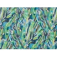 thumbnail image 2 of Zelouf Suji Knit Print  , Sewing, DIY, Crafts Fabric by the Yard, 970 Blk/grn, 20 Yard, 2 of 2