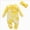 Yellow, variant on 6-9 Months Newborn Baby Pullover Tie Dye Printed Color Long Sleeved Long Romper One-Piece Footed Romper Newborn Gift
