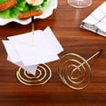thumbnail image 2 of LIOOBO 2Pcs Golden Metal Receipt Needle Folder Bill Holder for Office and Restaurant, 2 of 7